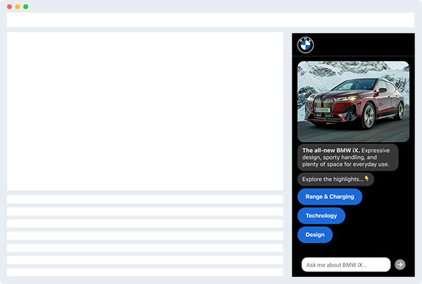 BMW Conversational Display Ad