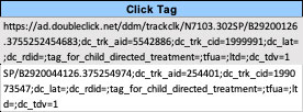 Click tag example